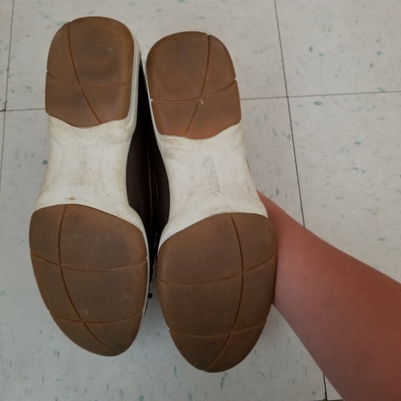 Sperry Topsider Leather Dark Brown Boat Shoes 7M - Picture 3 of 4